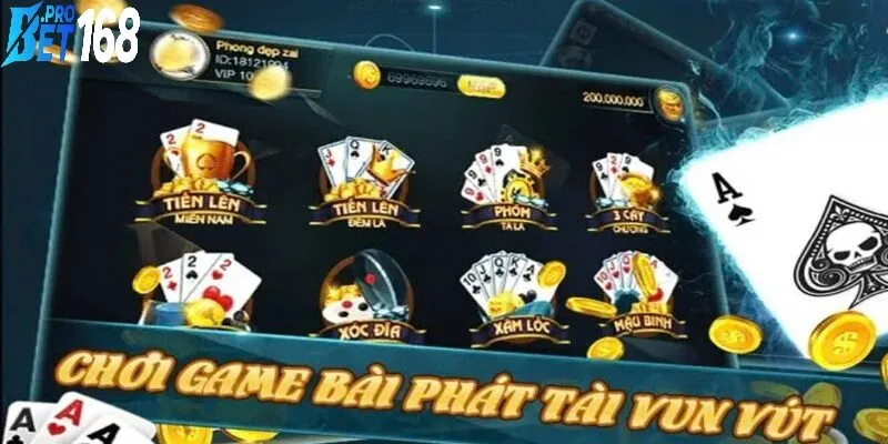 Game đánh bài online Bet168